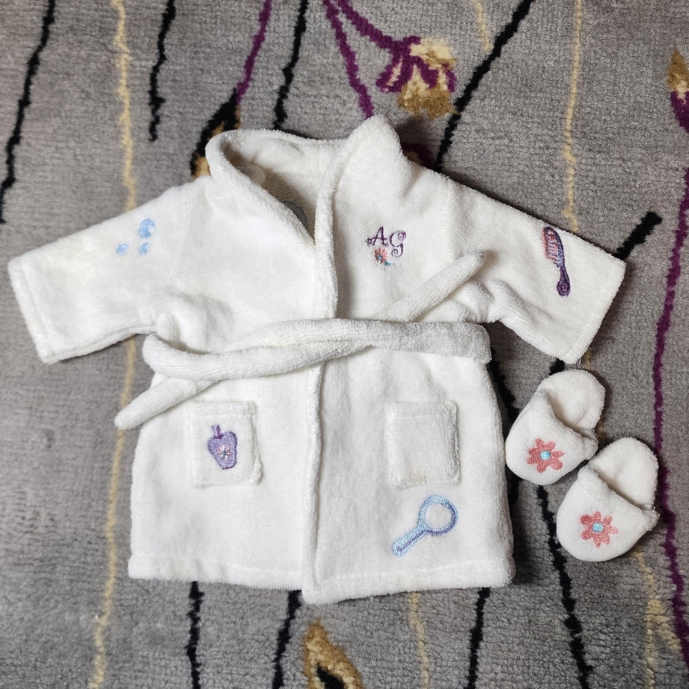 American Girl Spa Robe and Slippers